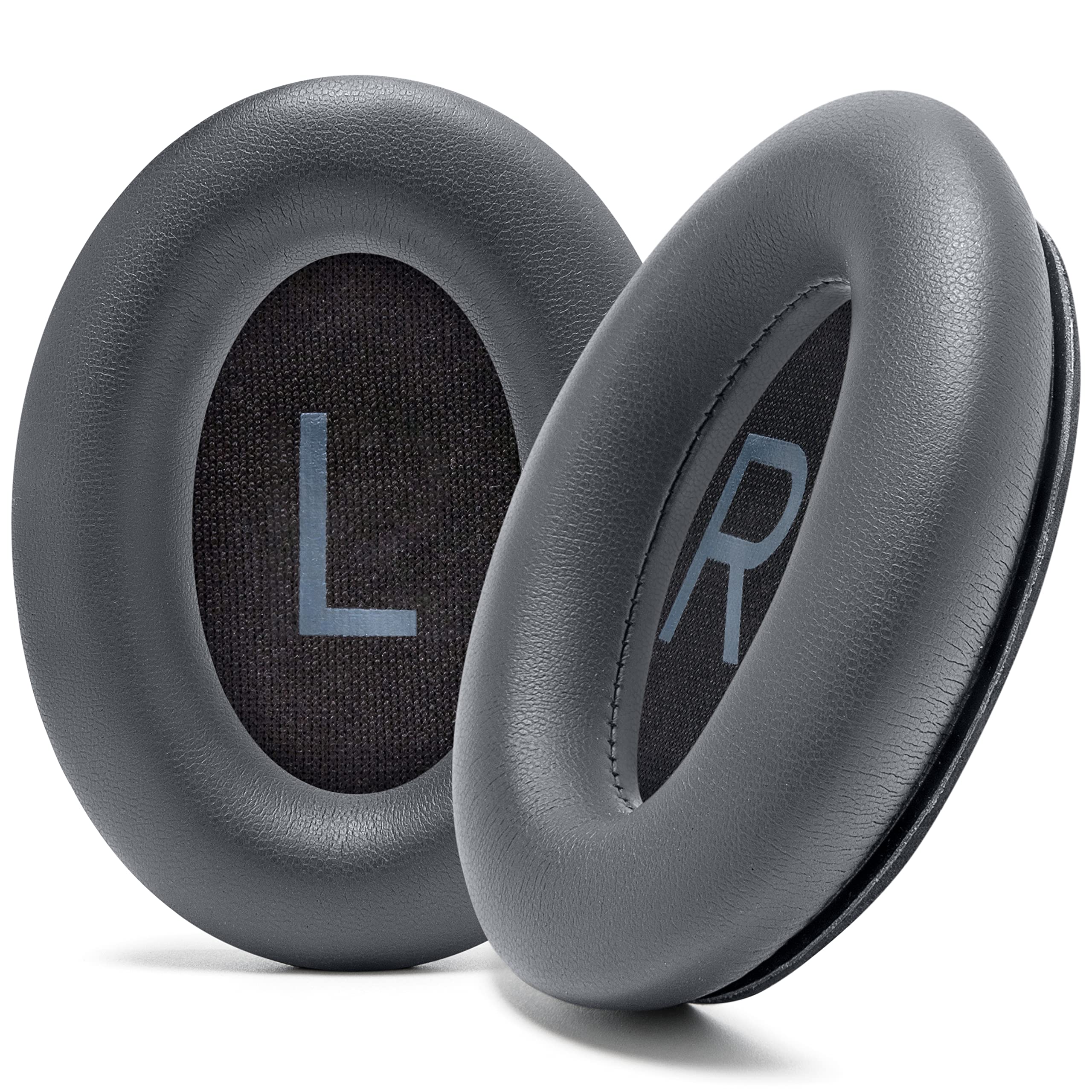 WC Wicked Cushions Extra Thick Replacement Ear Cushions for Bose QC45 (QuietComfort 45) Headphones | (Eclipse Grey) — image 1
