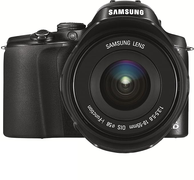 Samsung NX 20 Systemkamera (20 Megapixel, 7,6 cm (3 Zoll) Display, WiFi) inkl. 18-55mm F3.5-5.6 OIS III Objektiv schwarz