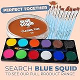 Blue Squid Classic Tan Face Paint 30g Professional Water-Based Single Cake view 6