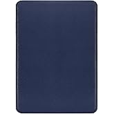 Comfyable Laptop Sleeve 15 Inch Precisely Compatible with MacBook Air 15" M4 2025 A3241 & M3 2024 A3114 & M2 2023 A2941, Faux Leather Cover Case, Midnight Blue