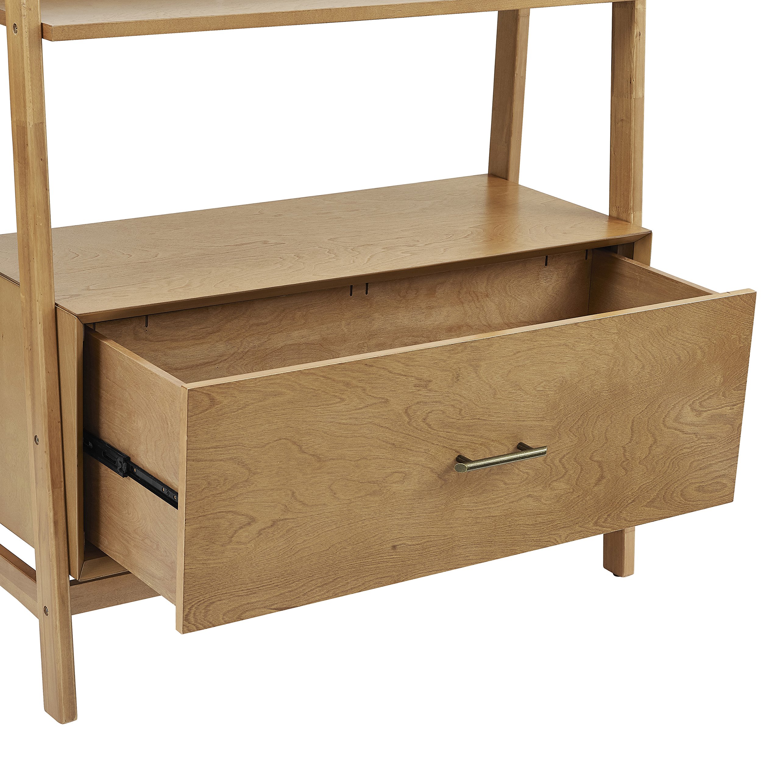 Crosley Furniture Landon Large Etagere Bookcase - Acorn