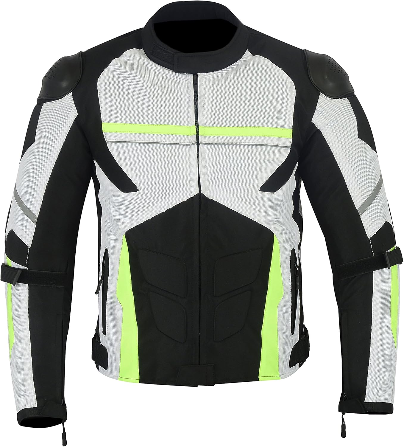 LeatherTeknik Mens Motorcycle Armored HIGH Protection with External