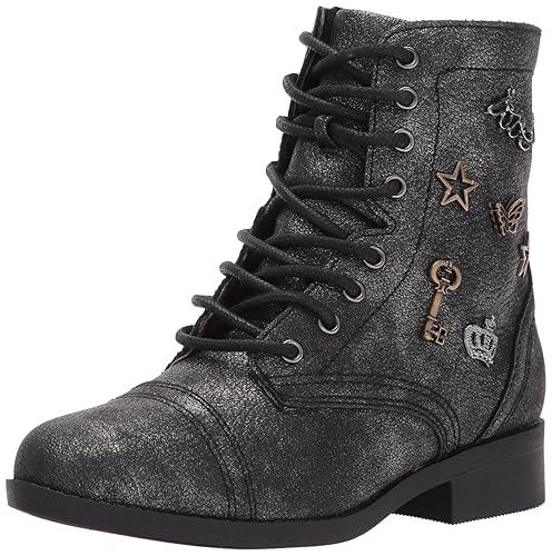steve madden girls combat boots