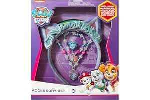 LUV HER Licensed PAW Patrol Headbands for Girls - Kids Jewelry - Dress Up Set All in one Giftable Box - Headband - Play Jewel
