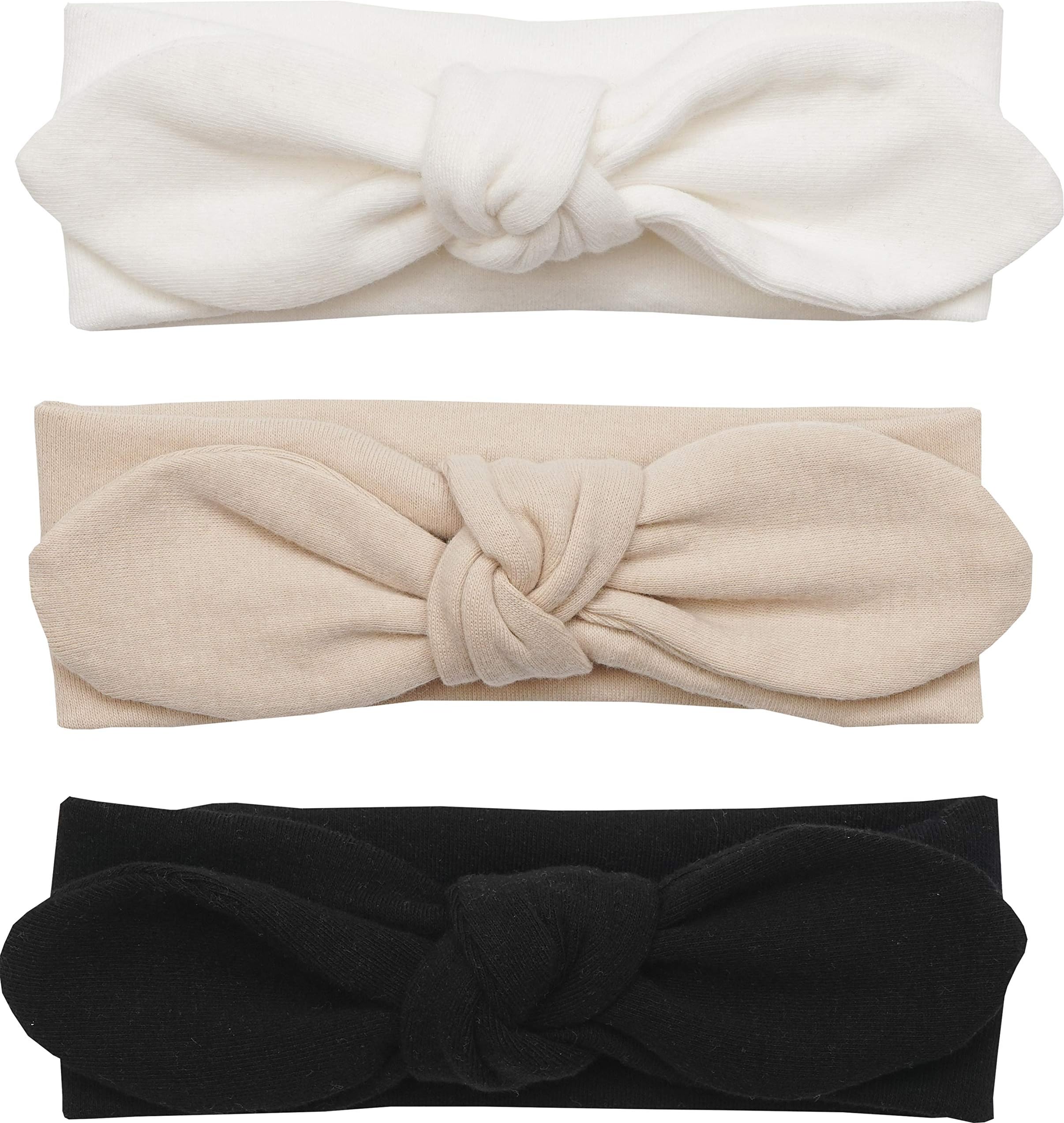 Baby Girl Boy Headbands Bow and Turban, Fits Newborn Infant Toddler and Children Hair Accessories by AVAUMA
