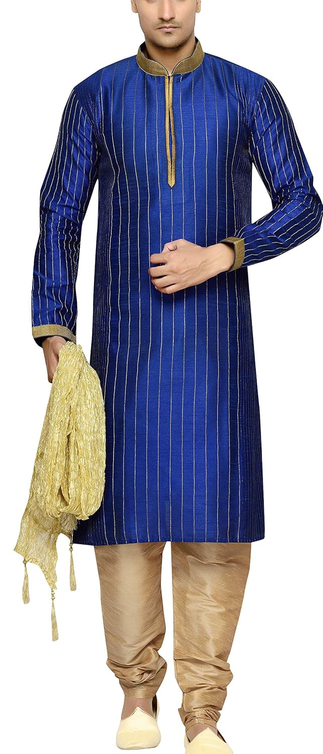 indian poshakh men's silk sherwani