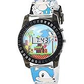 Accutime Sonic The Hedgehog Kids' SNC4008 Digital Display Quartz Blue Watch
