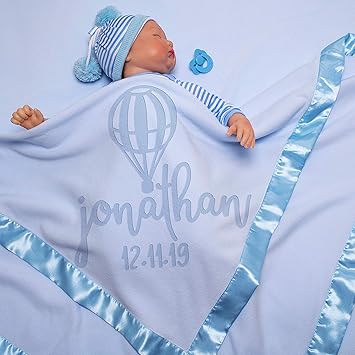 large personalized baby blankets