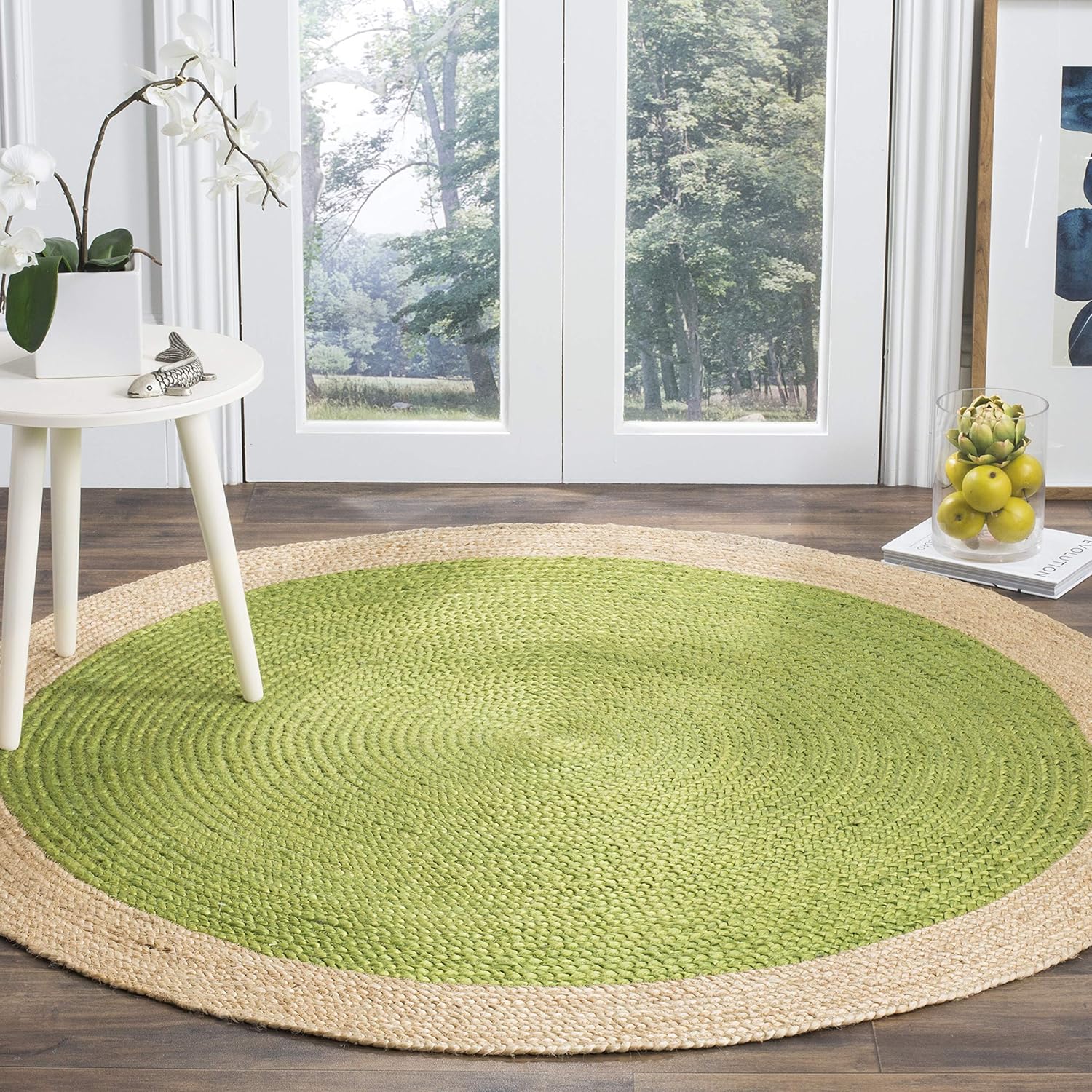 8 Foot Round Braided Rugs Standard Pedestal Sink