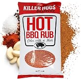 Killer Hogs Hot BBQ Rub, Championship Grill Seasoning, 5 lb | Barbecue Blend for Smoking and Grilling, Made for Beef, Steak, Burgers, Pork and Chicken, Bulk Bag