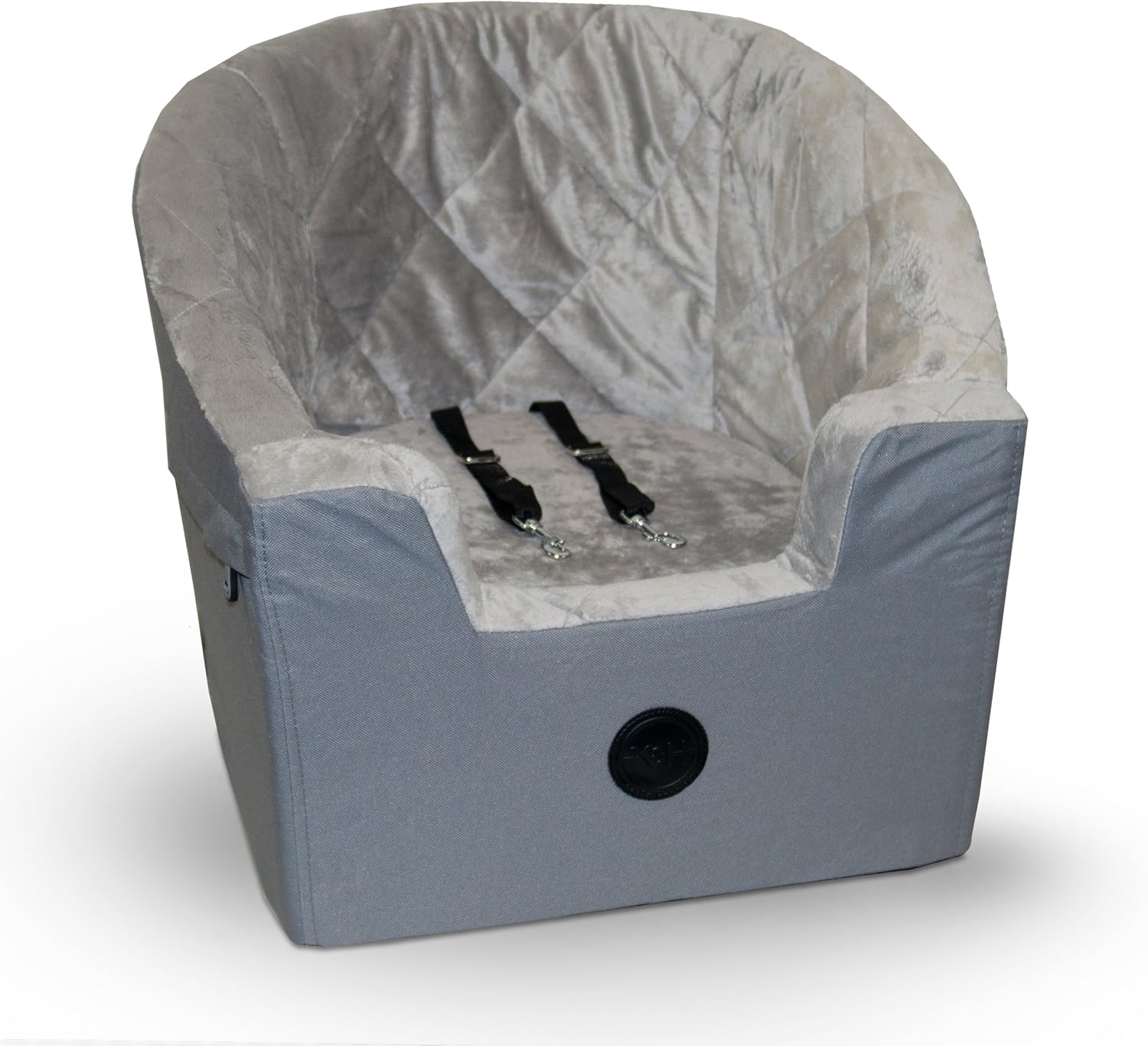 K&H Pet Products Bucket Booster Dog Car Seat Small Gray 14.5" x 20" : Automotive Pet Booster Seats : Pet Supplies