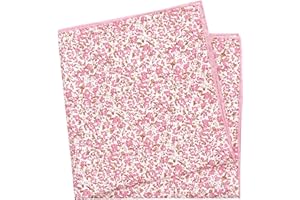 BELLUNO Printed Floral Cotton Pocket Square for Men