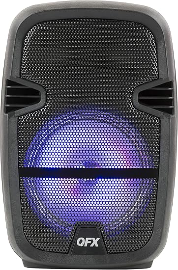 qfx 15 portable bluetooth party speaker