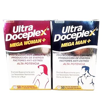 ultra doceplex mega man + ultra doceplex mega women 54 active ingredients to ensure that your