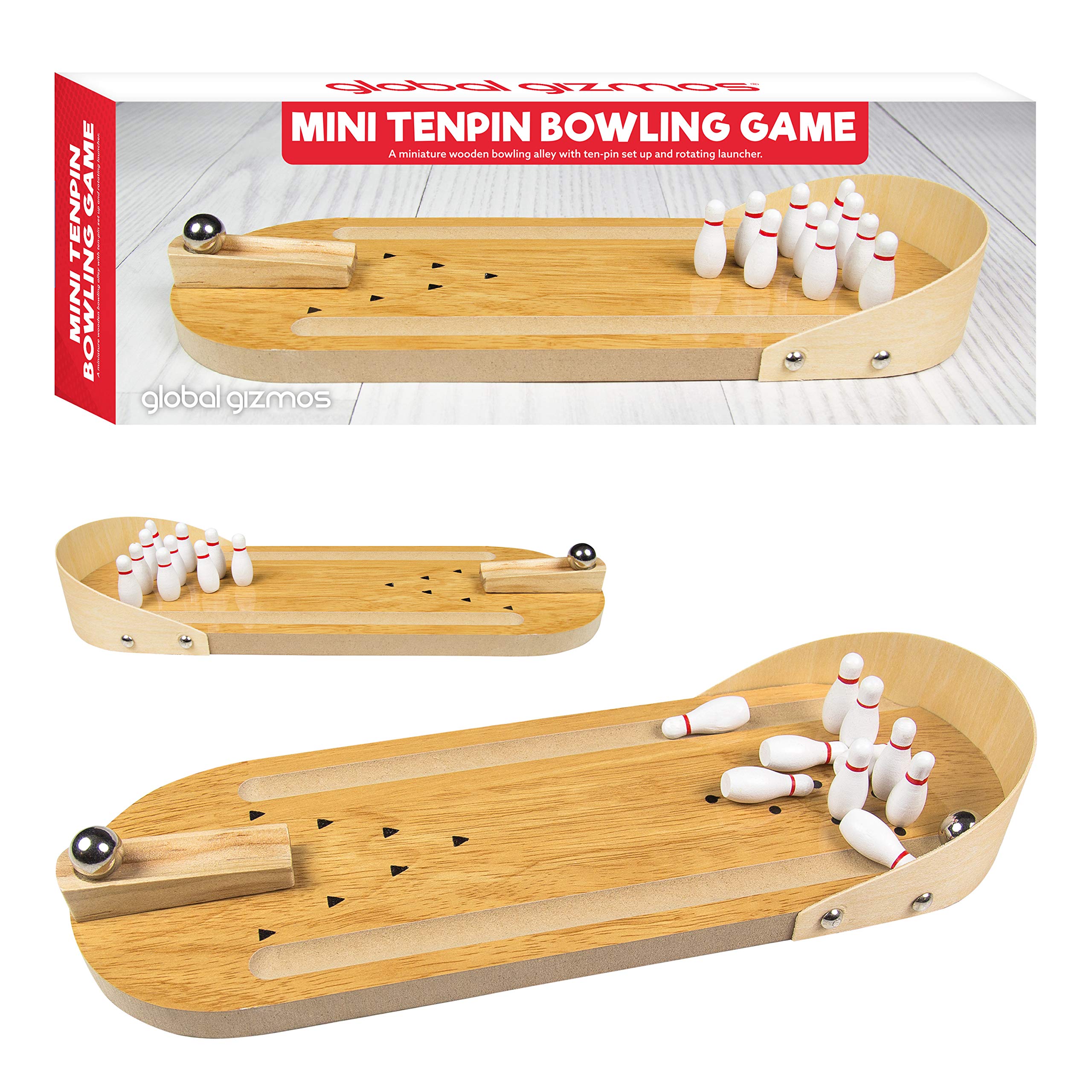 Global Gizmos Mini Tenpin Bowling Set