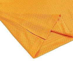 DEHANER Yellow Plain Football Jersey for Men Women
