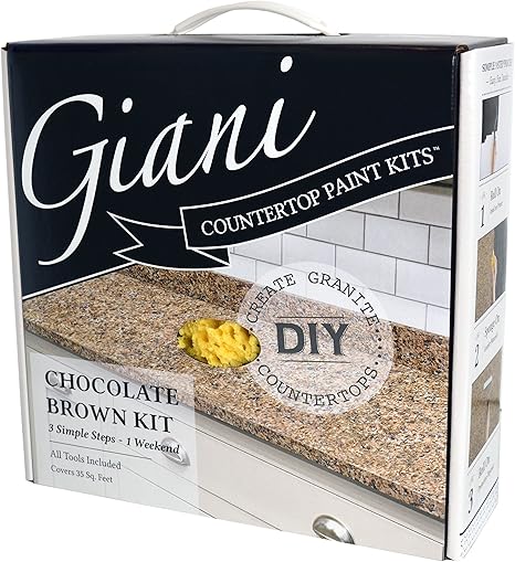 Amazon Com Giani Countertop Paint Kit Chocolate Brown Home