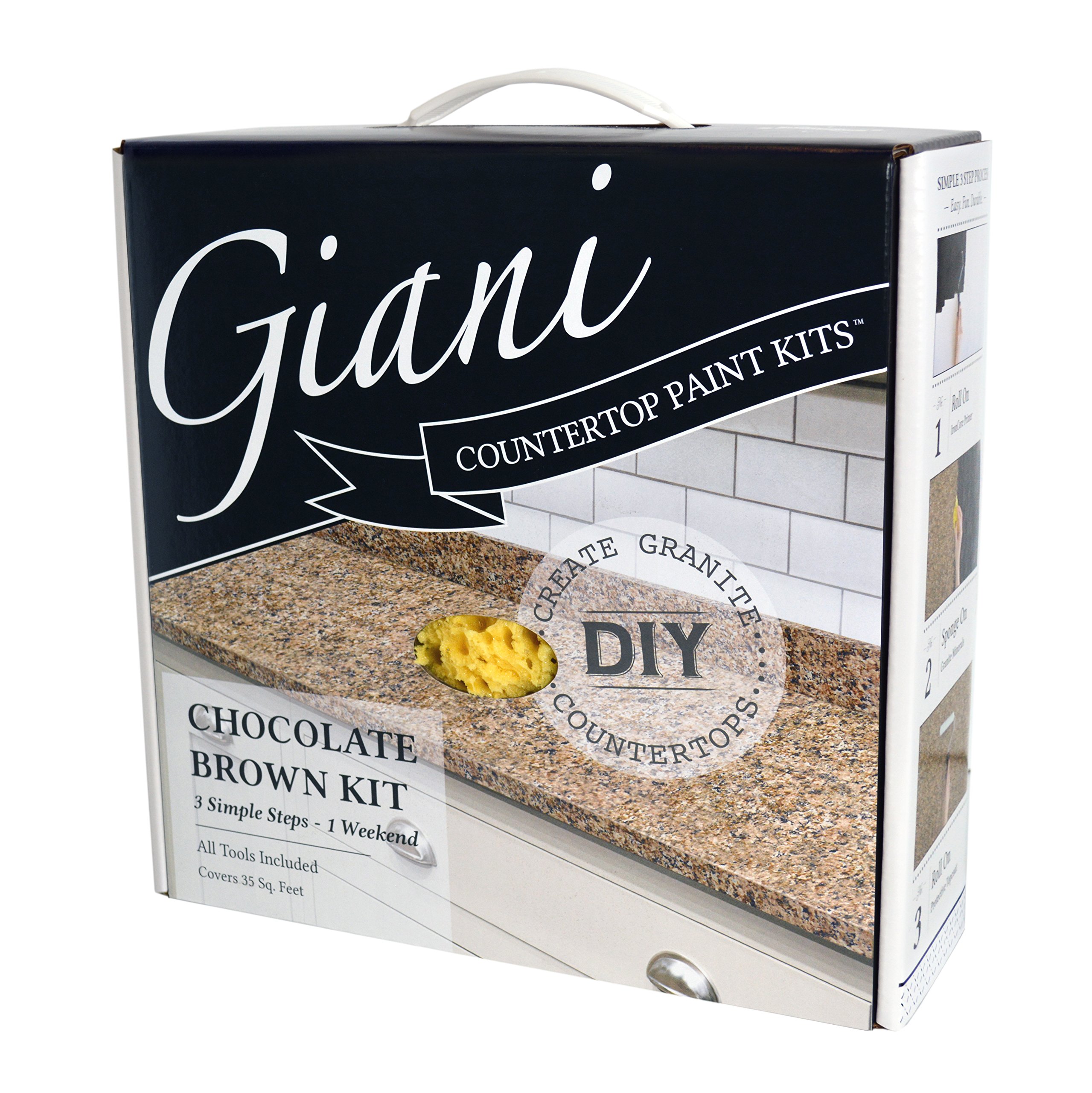 Giani Countertop Paint Kit (Chocolate Brown) Buy Online in United Arab