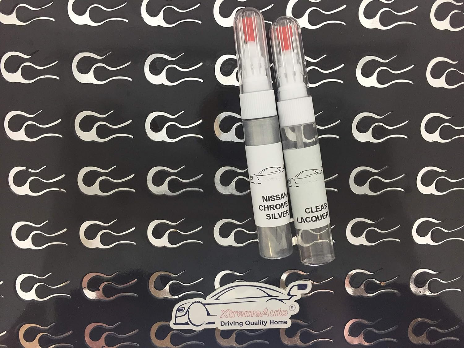 Xtremeauto CHROME SILVER PAINT ALLOY WHEEL TOUCH UP REPAIR KIT 15ML