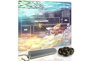 GUARDITECHPROX Playmat Trading Card Game OPCG Mat CCG MTG Playmat TCG Card Game Table Mat &Limited Edition Rare Dice and Free Bag (Mysteries of The Deep Sea)