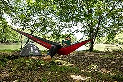 Durable Hammock 400 lb Capacity, Nylon Camping