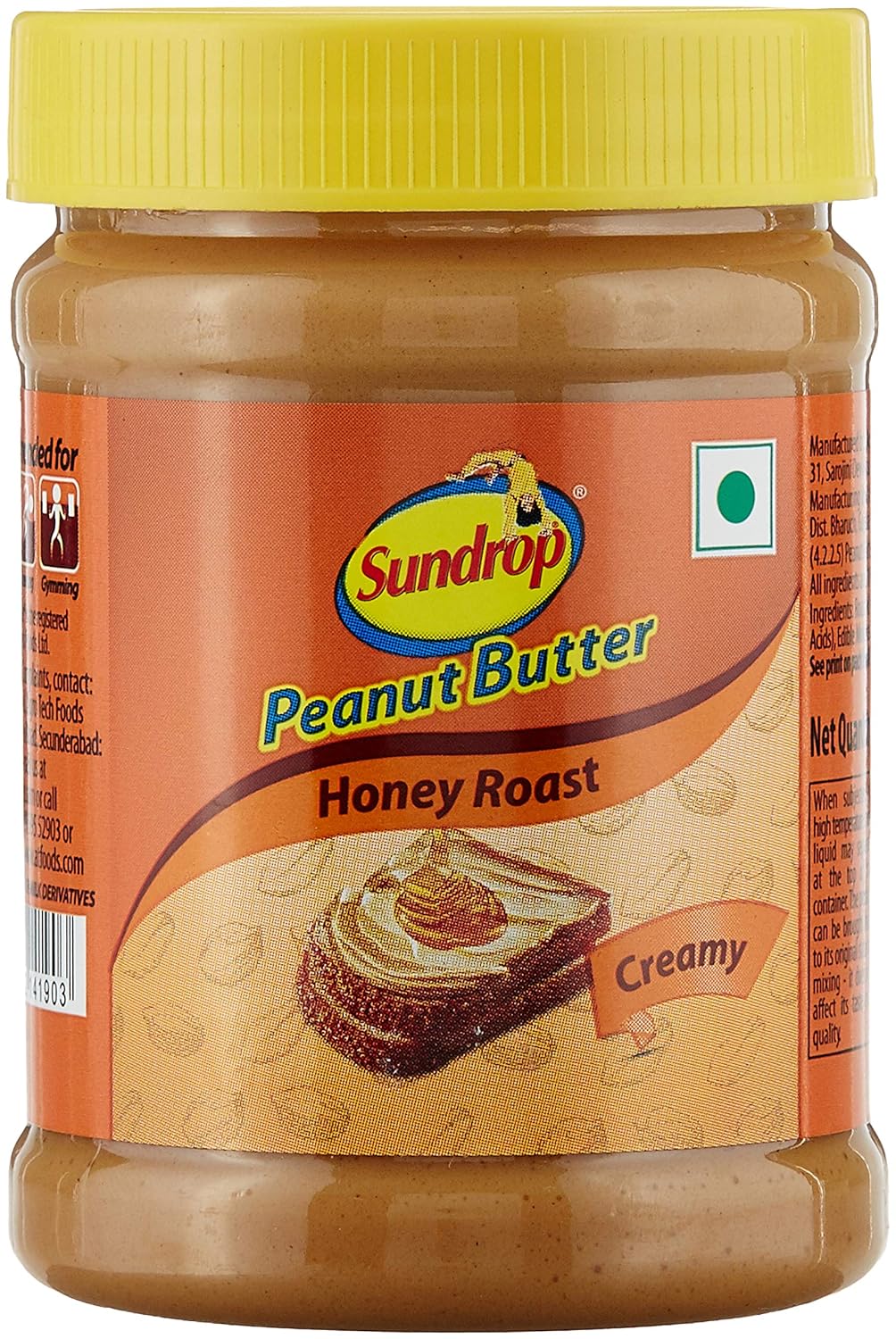 Sundrop Peanut Butter Honey Roast Creamy, 200g Amazon.in Grocery