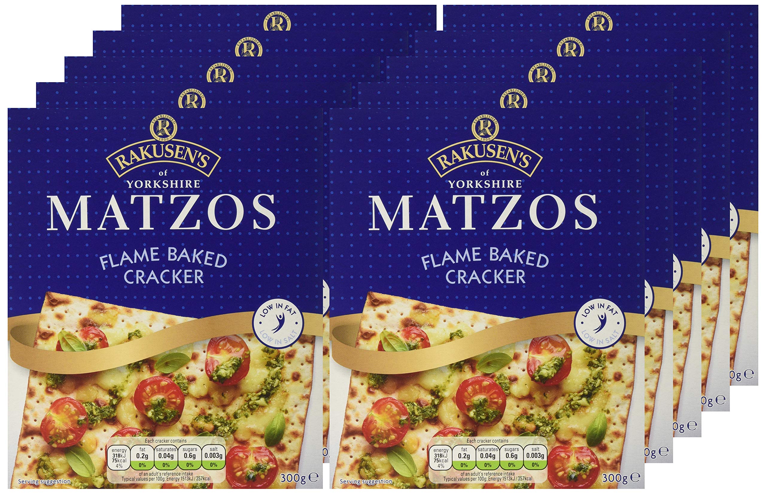 Rakusens Traditional Matzos 300 g (Pack of 10) Buy Online in UAE