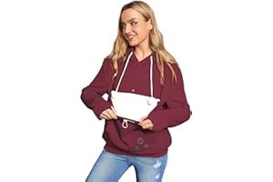 Kei Tomlison Unisex Big Pouch Hoodie Long Sleeve Fleece Pet Dog Holder Carrier Pullover Sweatshirt