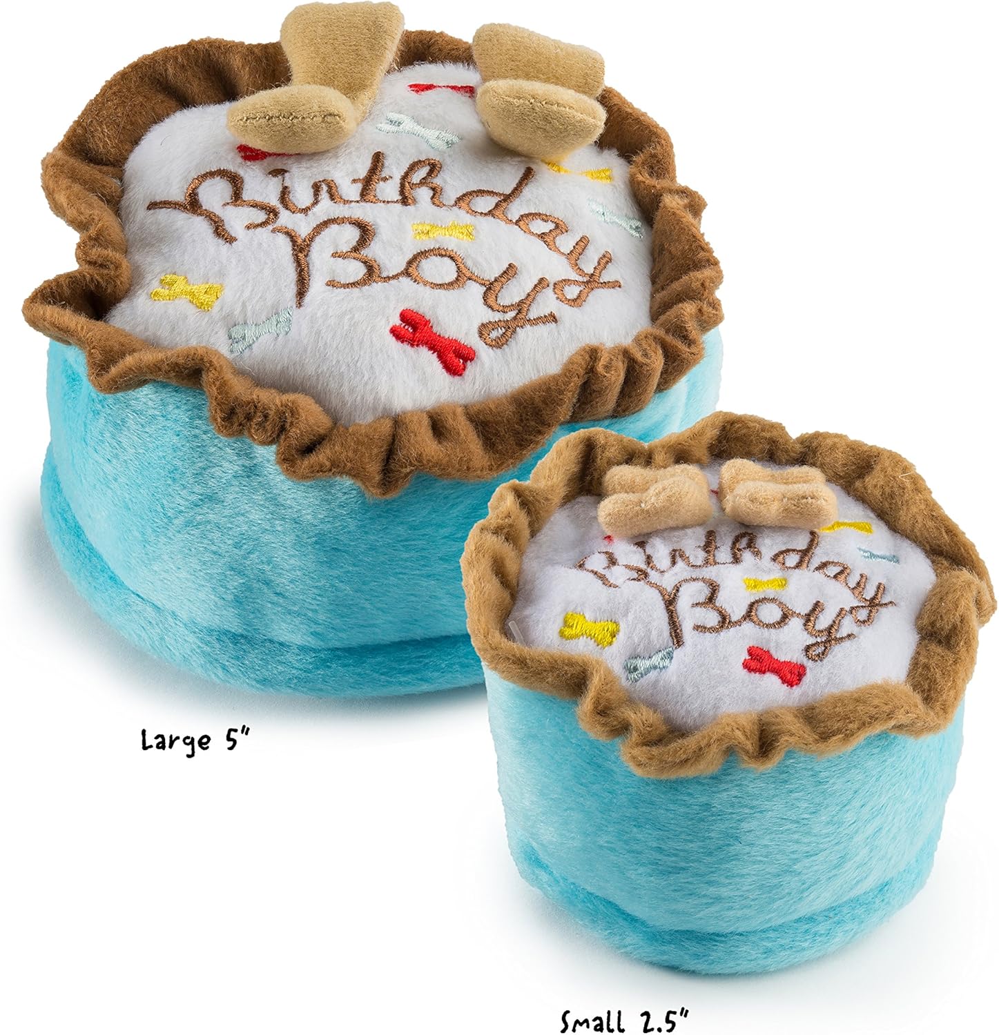 Haute Diggity Dog Birthday Collection, Soft Plush Celebration Dog Toys with Squeaker and Fun, Colorful - Image 5