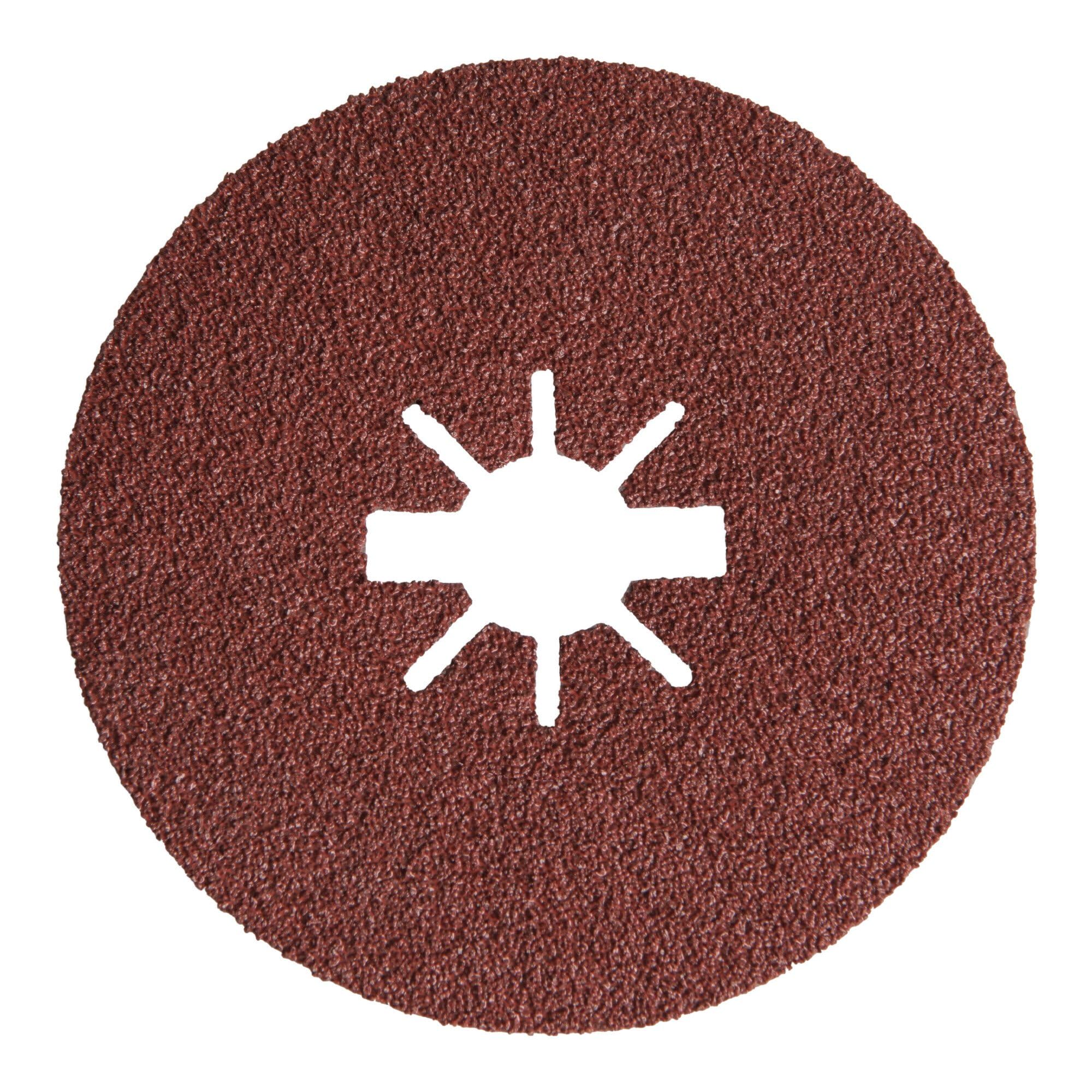 Klingspor 351144 CS 561 Fibre Discs for Steel, Non-ferrous Metals, Metal Universal, X-LOCK, 36 Grit, 125 mm x 22 mm, Pack of 25