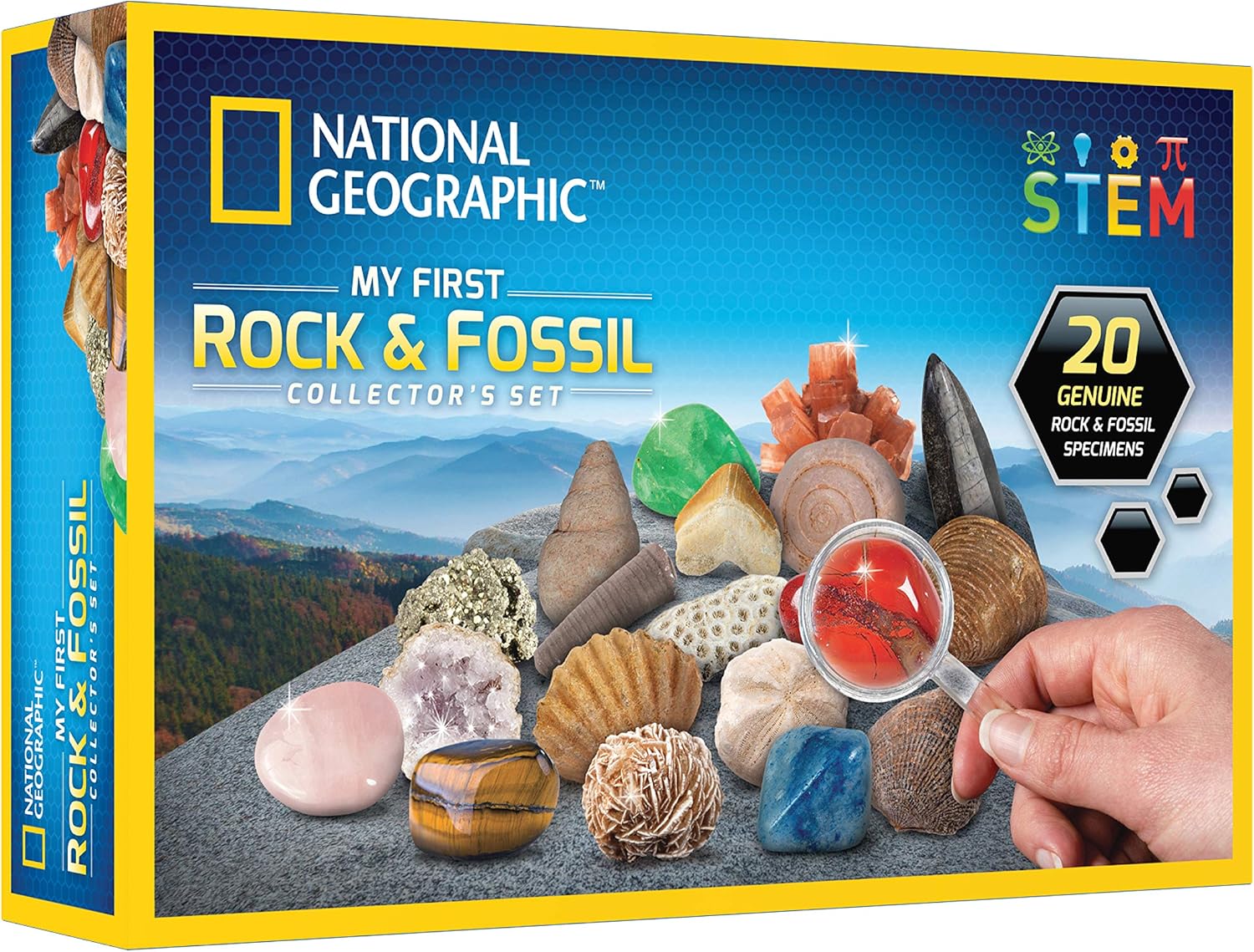 NATIONAL GEOGRAPHIC Rock & Fossil Collection Rock Collection for Kids