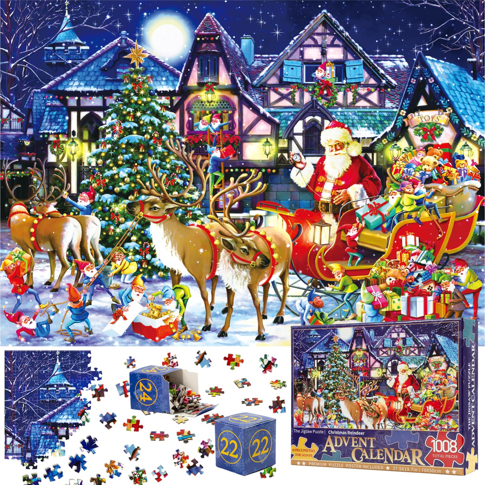Christmas Advent Calendar Puzzle 2024 24 Days Of Countdown Jigsaw christmas-advent-calendar-puzzle-2024-24-days-of-countdown-jigsaw