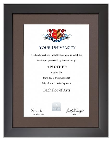 Amazon Com Graduation Certificate Frame Modern Style
