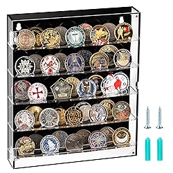 Coin Holder, Challenge Coin Display Box with
