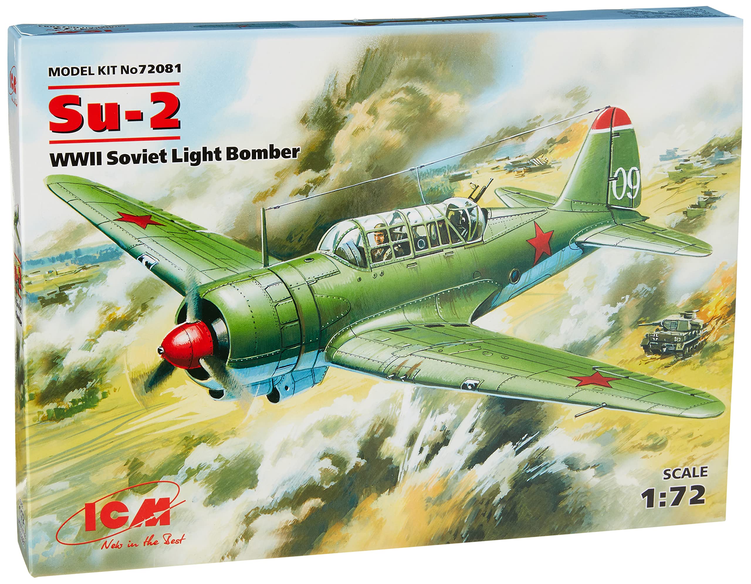 ICM 72081 Su, WWII Soviet Light Bomber