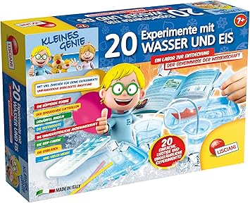 Lisciani 54480 – 20 Experimentos con Agua y Hielo, Juego: Amazon.es: Juguetes y juegos