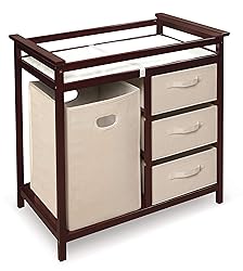Badger Basket Modern Baby Changing Table with