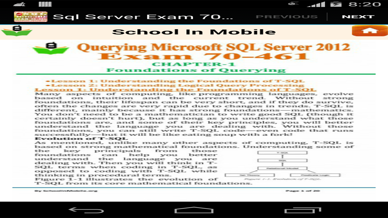 SQL Server Exam 70-461 Prep:Amazon.co.uk:Appstore for Android