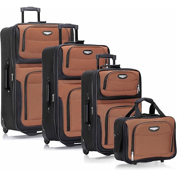 Amazon.com | Rockland Journey Softside Upright Luggage Set
