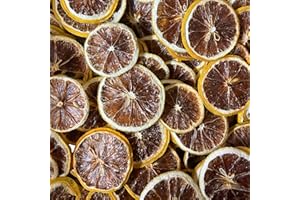 Drink Botanicals Ireland | Dried Dehydrated Dried Lemon Slice Wheels | 100% Natural | 40+ Slices | 3.527 Oz | 100 Grams | Citrus Dried Lemons for Garnishing, Cocktails, Cooking, Baking, Drinks