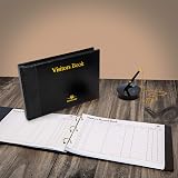 Concord Pukka Pad Visitors Record Book 3 Ring Binder 2000 Entries Black view 6