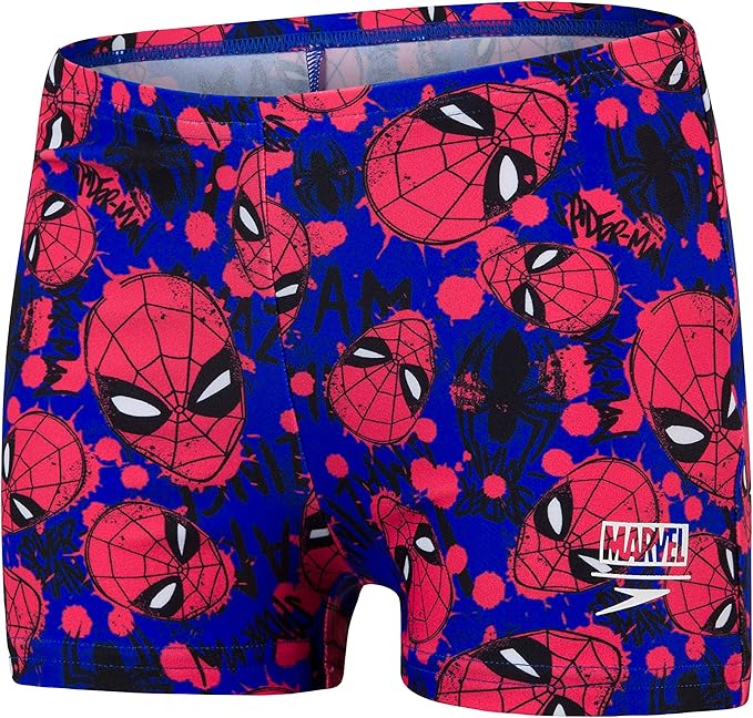 Speedo Costume Marvel con Stampa Digitale Spiderman Allover Swim Briefs