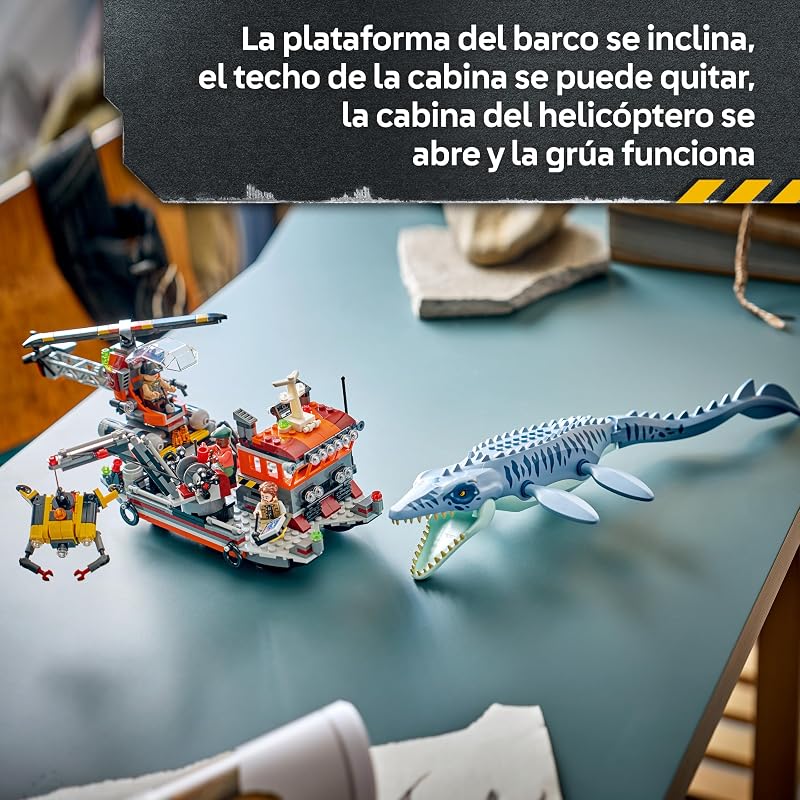 Jurassic World Ataque del Dinosaurio Marino Mosasaurus 77983 — foto 5 de 8