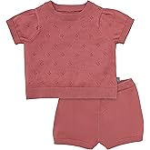 Modern Moments by Gerber baby-girls 2-piece Sweater Knit Set (Top & Shorts)