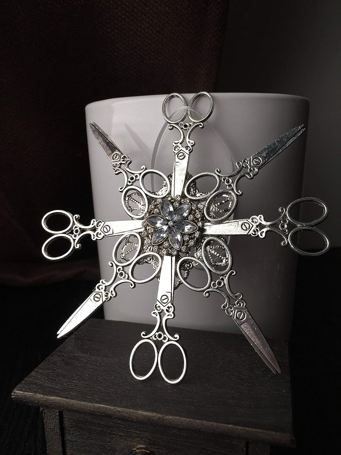Amazon Com Hair Stylist Gifts Snowflake Christmas Ornaments