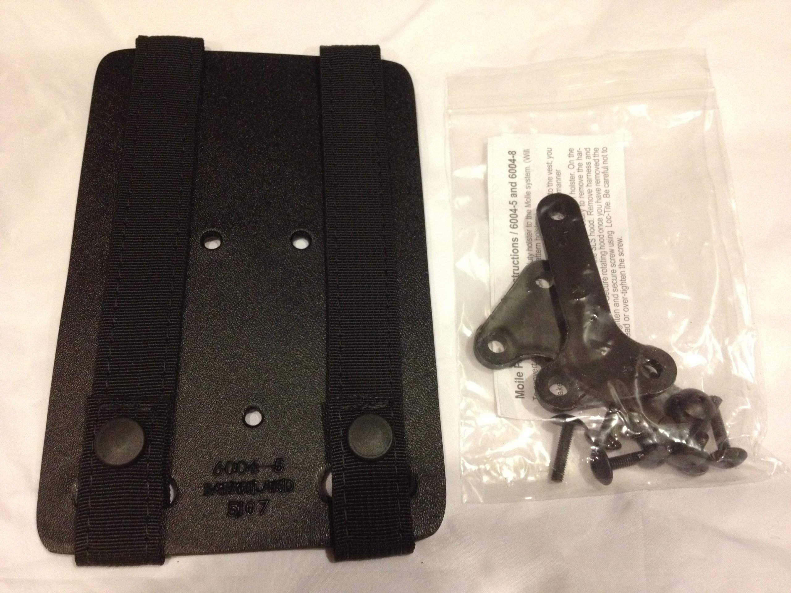Safariland US Military MOLLE Leg Vest Pack Gun Holster Adapter Plate Kit 6004 781606926771 eBay