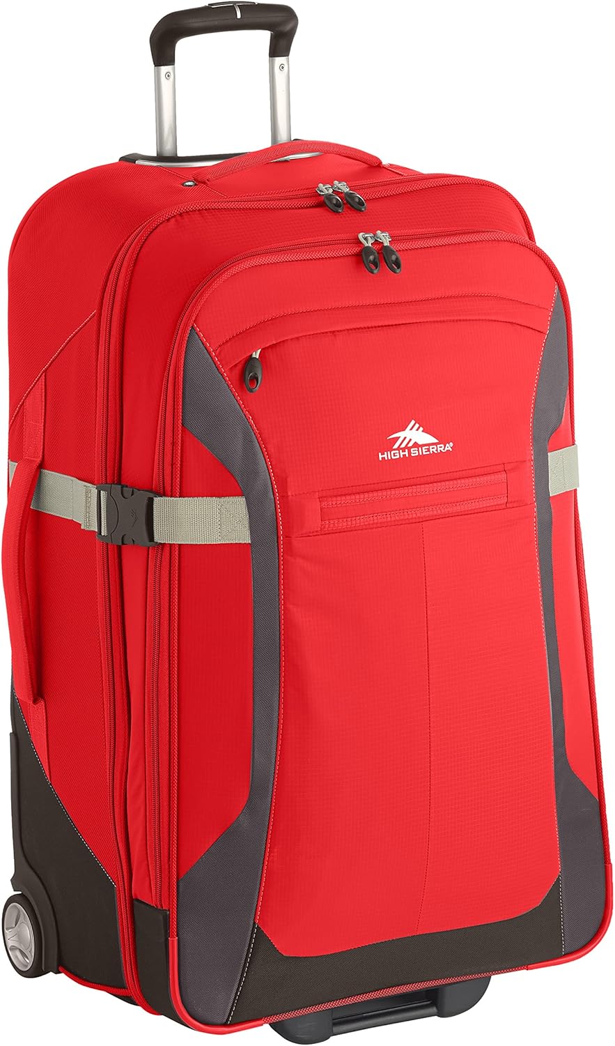 High Sierra Suitcase Sporttour Upright, 73 cm/ 93 Liters, Red/ Mercury