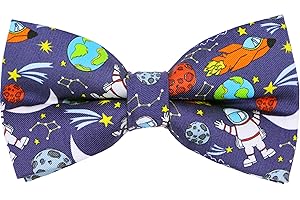 OCIA Cute Pattern Pre-tied Bow Tie Adjustable Bowties for Adult & Children