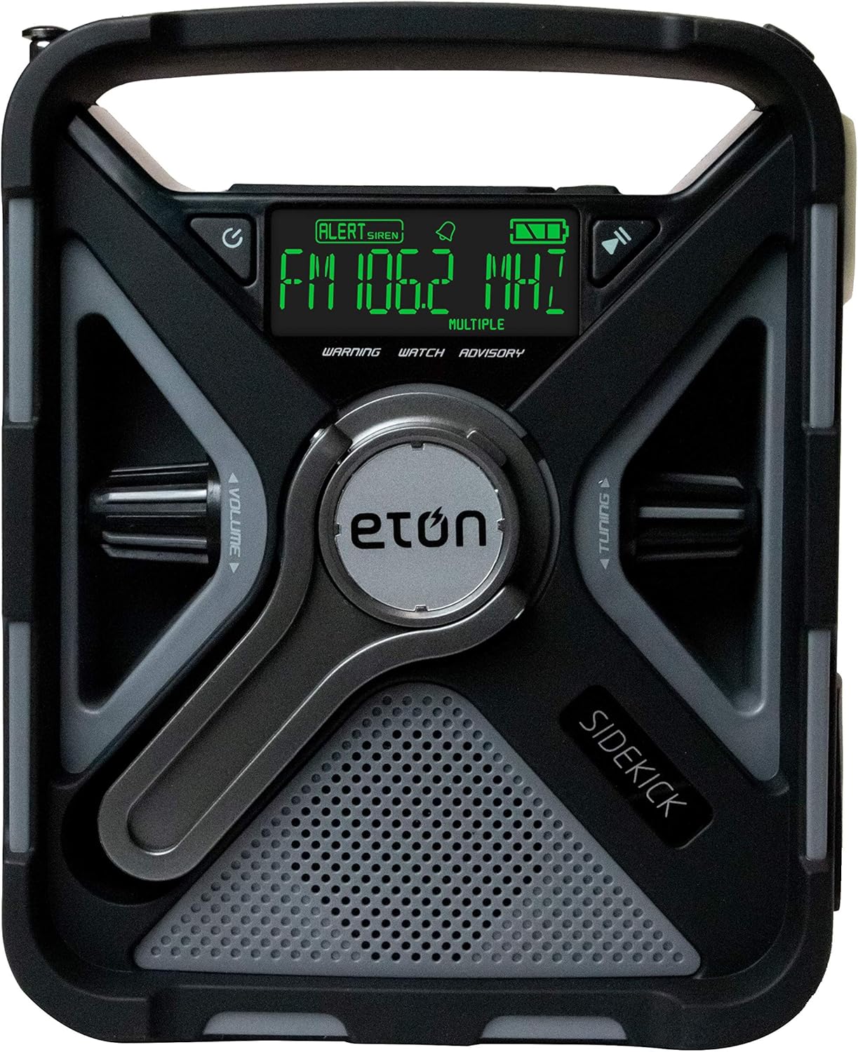 Eton Ultimate Camping AM/FM/NOAA Radio with S.A.M.E Technology, Smartphone Charging, Bluetooth, Giant Ambient Light and Solar Panel, NFRX5SIDEKICK: Electronics