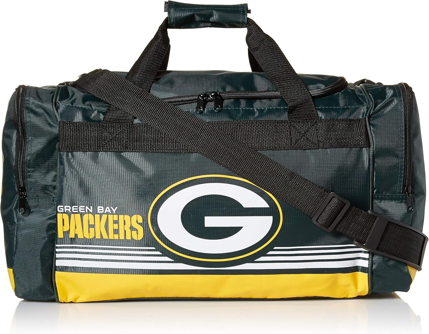 Green Bay Packers Medium Striped Core Duffle Bag : Clothing